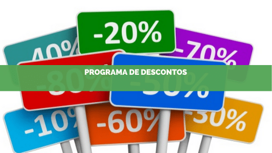 Quer ganhar desconto todo mês?